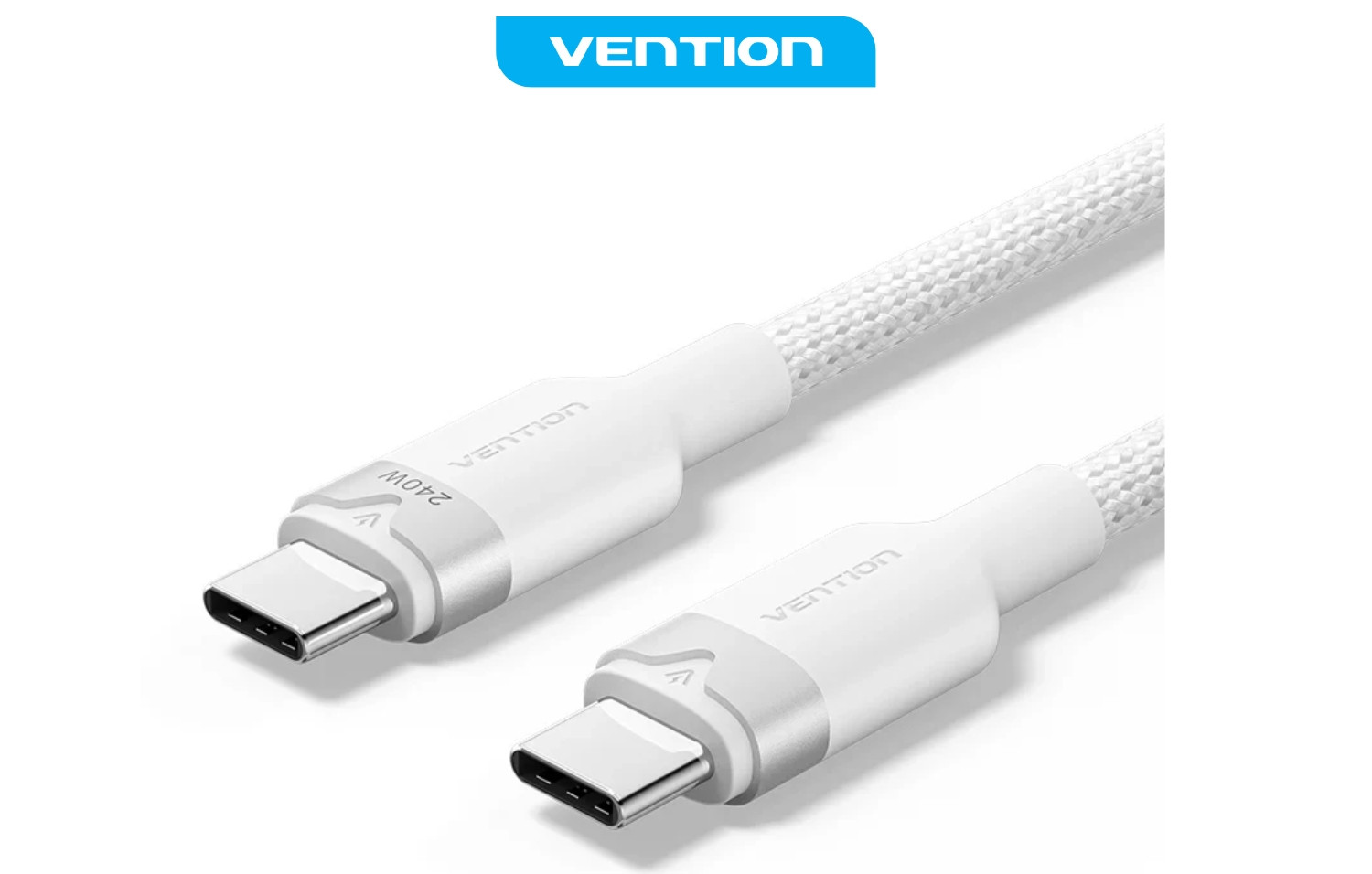 Kabal USB-C  na USB-C 240W VENTION 1m bijeli