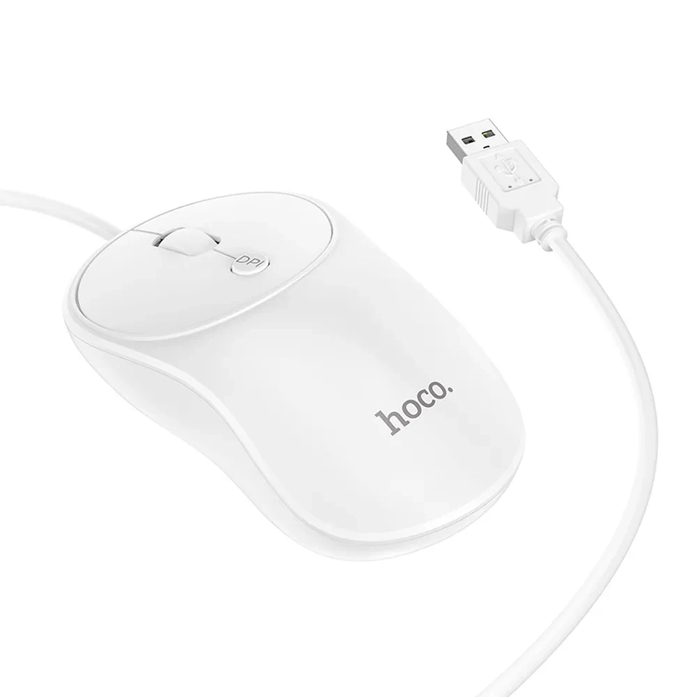 MIš HOCO GM13 bijeli