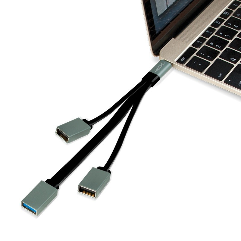 USB-C HUB LOGILINK 3u1