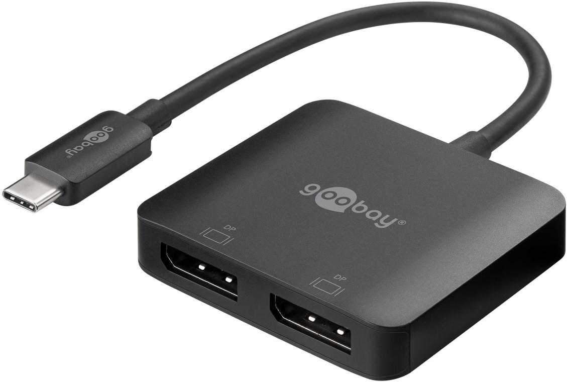 Adapter USB-C na 2X DisplayPort  12cm
