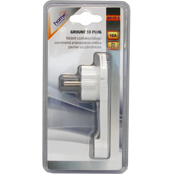 Slim strujni utikač 230V 16A HOME NV FP2