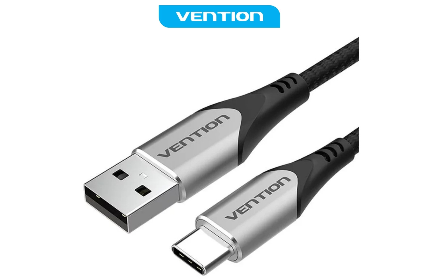 Kabal USB-A na USB-C 60W VENTION 1m crni