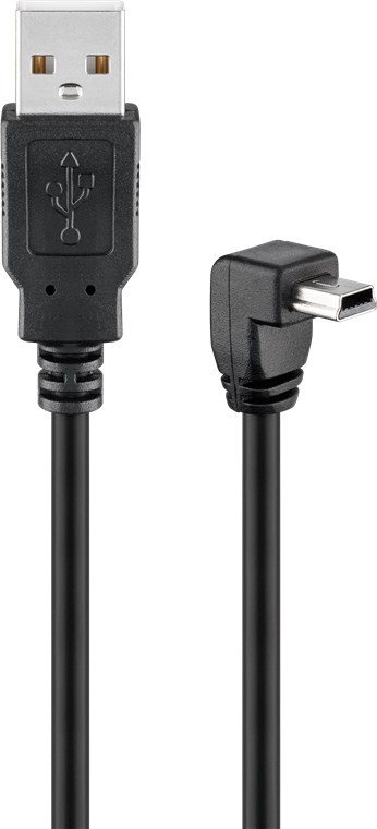 Ugaoni kabal USB-C USB-mini 5pin 1.8m GOOBAY
