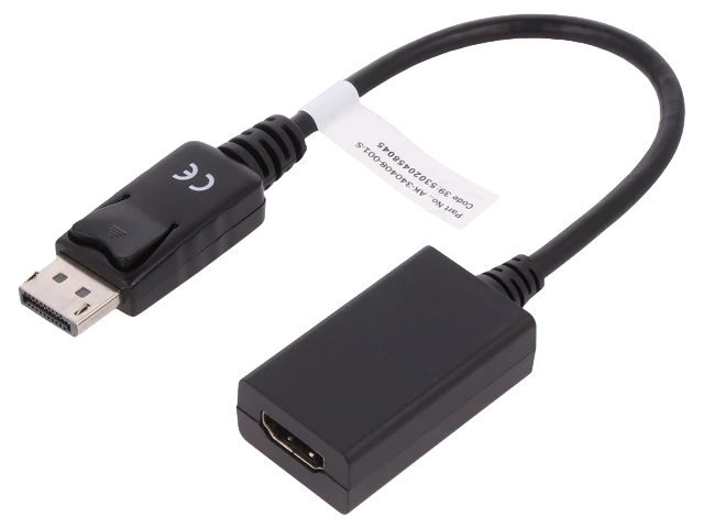 Adapter DisplayPort na HDMI 15cm