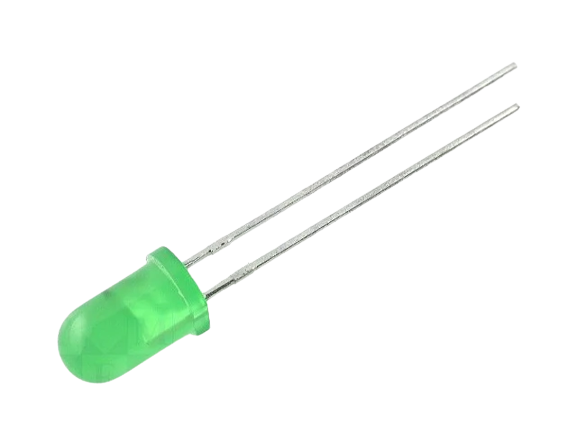 Led dioda zelena 5mm 14V