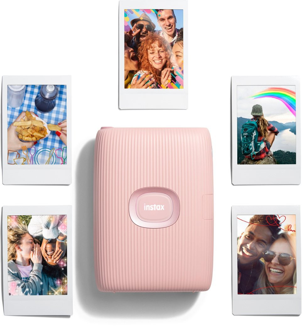 FujiFilm INSTAX MINI set sa printerom u rozoj boji, filmovima i albumom