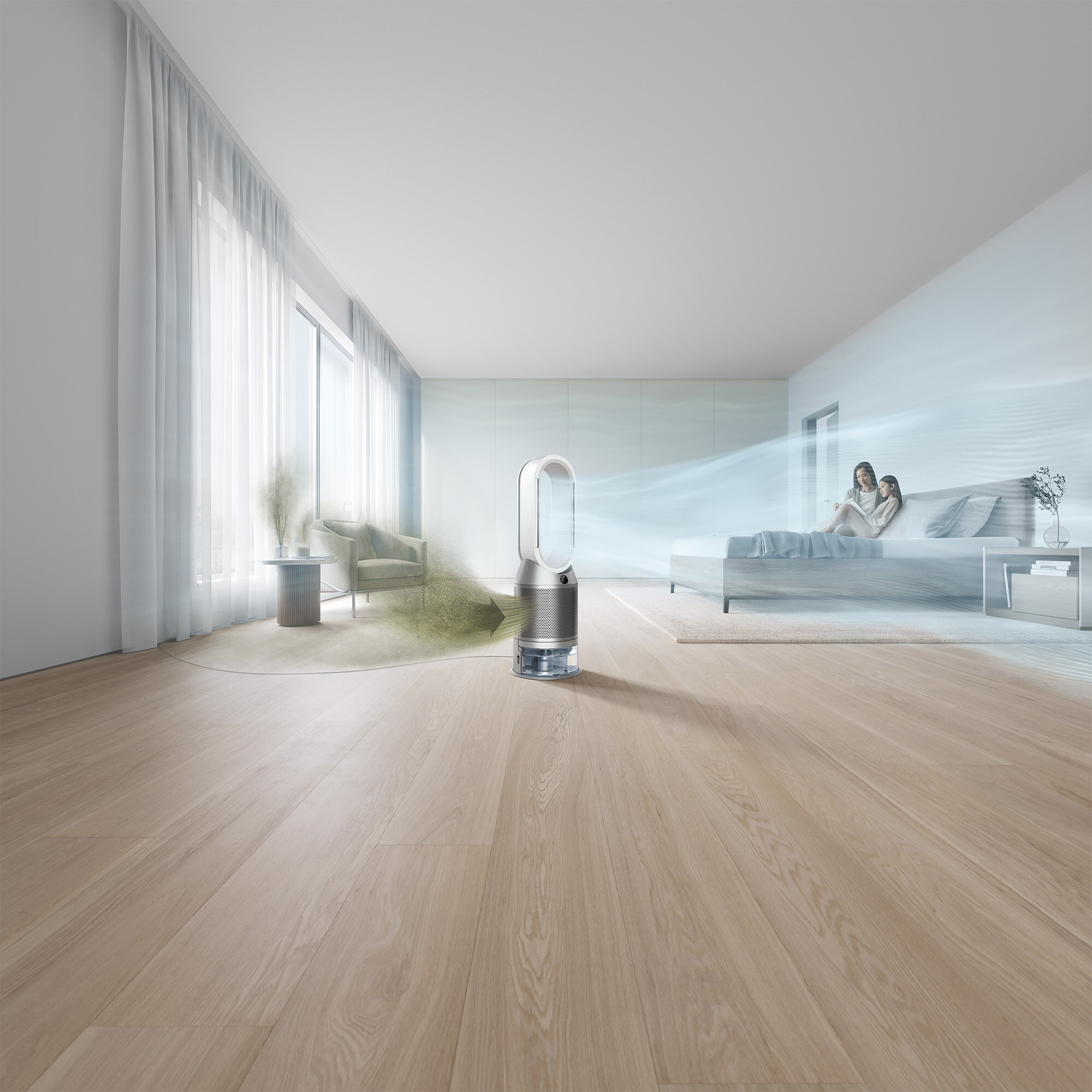 Pročišćivač, ovlaživač i ventilator DYSON Pure Humidify + Cool AutoReact PH3A