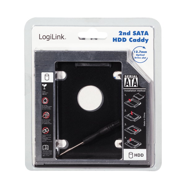 Ladica za laptop LOGILINK HDD 2.5" SATA 12.7mm