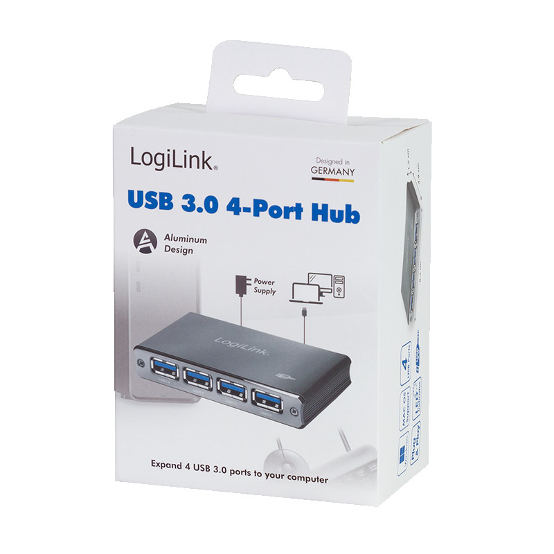 USB HUB LOGILINK 4u1
