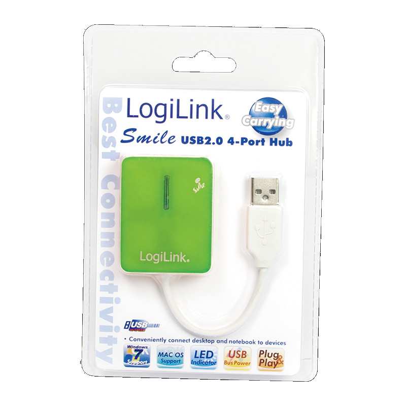 USB-A HUB LOGILINK 4u1 0.8cm