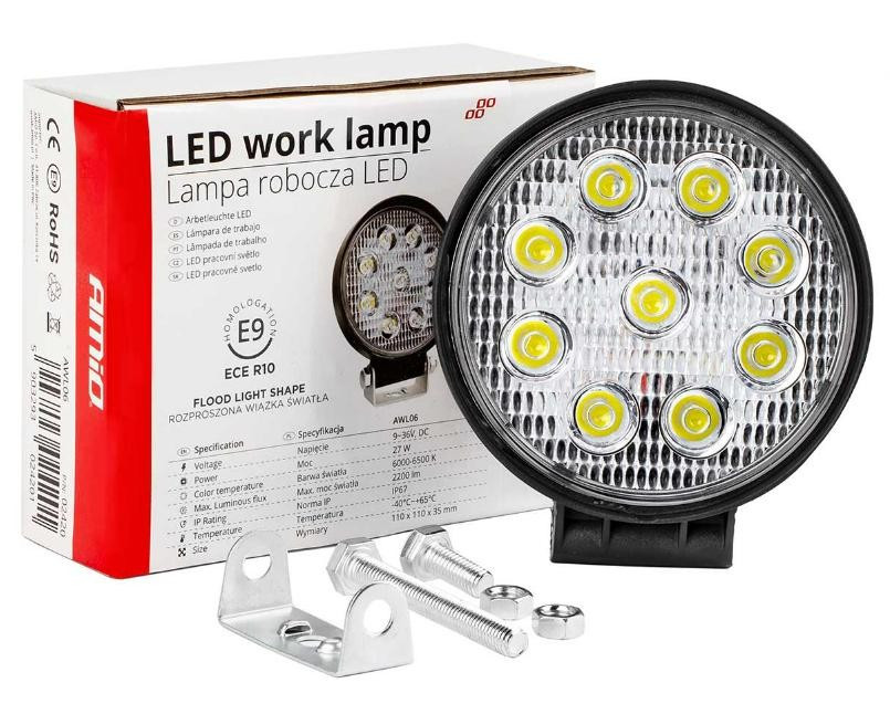 LED reflektor 27W 6500K IP67 AMIO