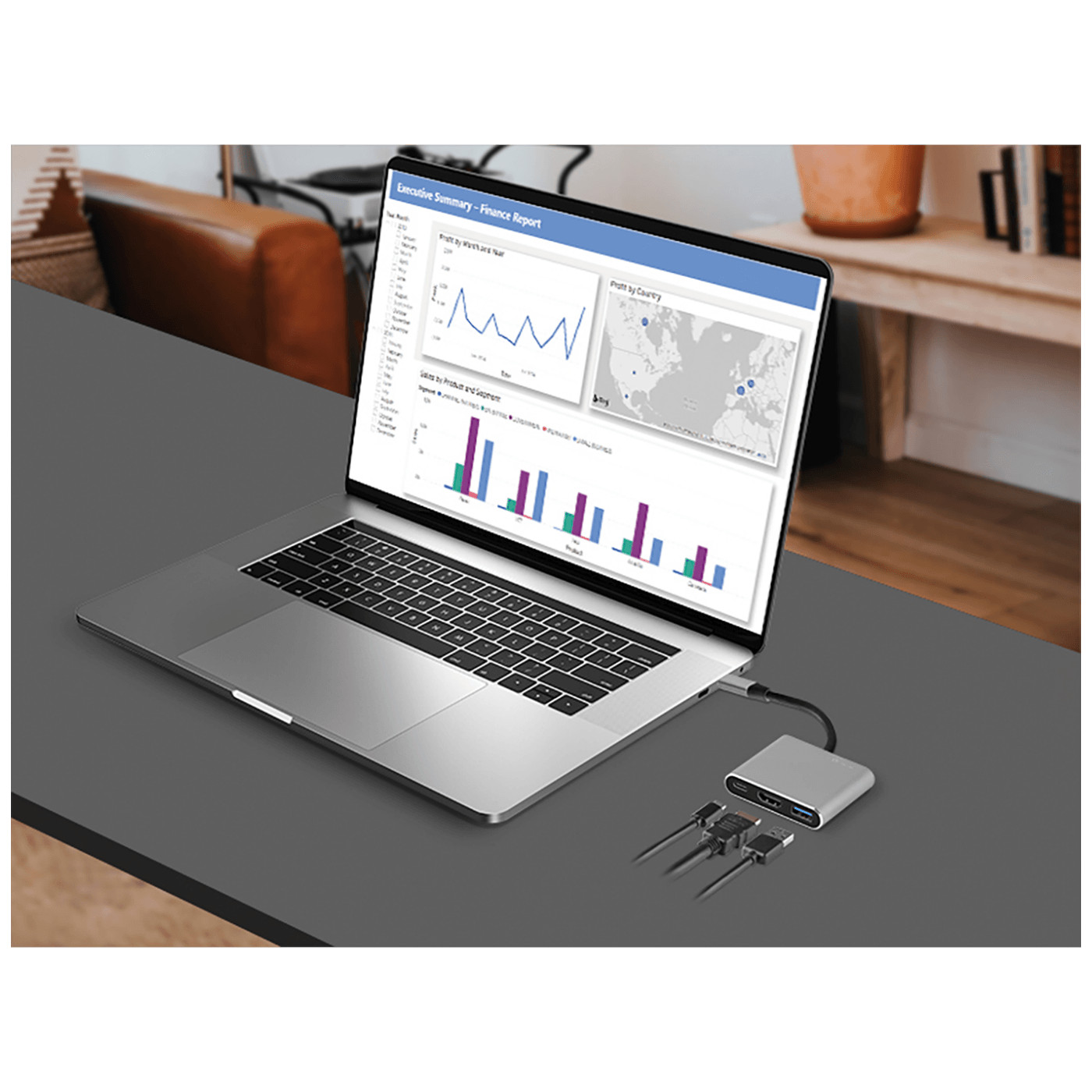 Adapter USB-C 3.1 na HDMI 1.4