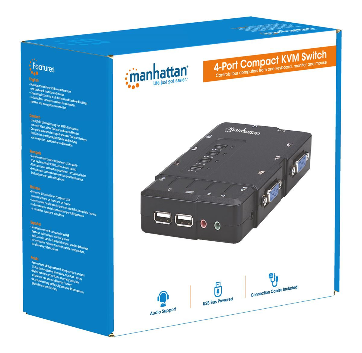 Switch 4 portni MH KVM PORT