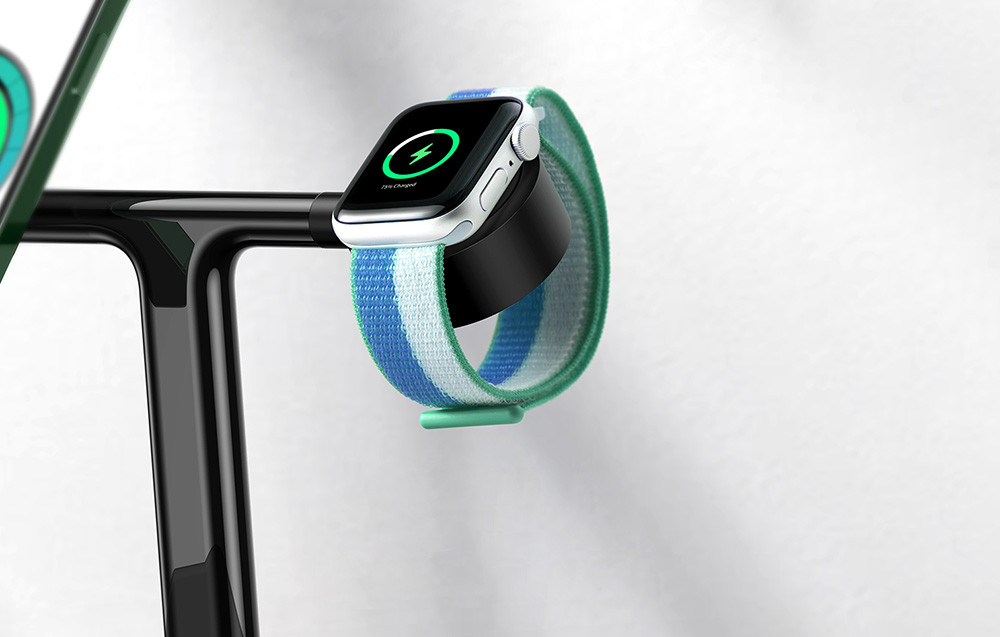 Bežični magnetni punjač za telefon sat i slušalice BASEUS WXTE000101