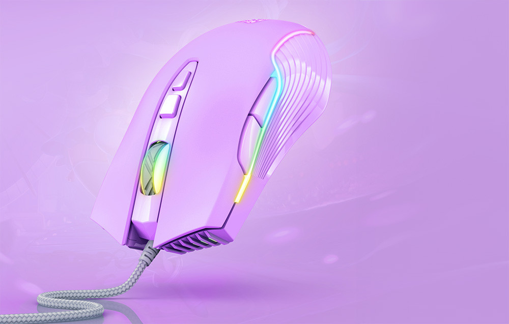 Gaming RGB miš ONIKUMA CW905 ljubičasti