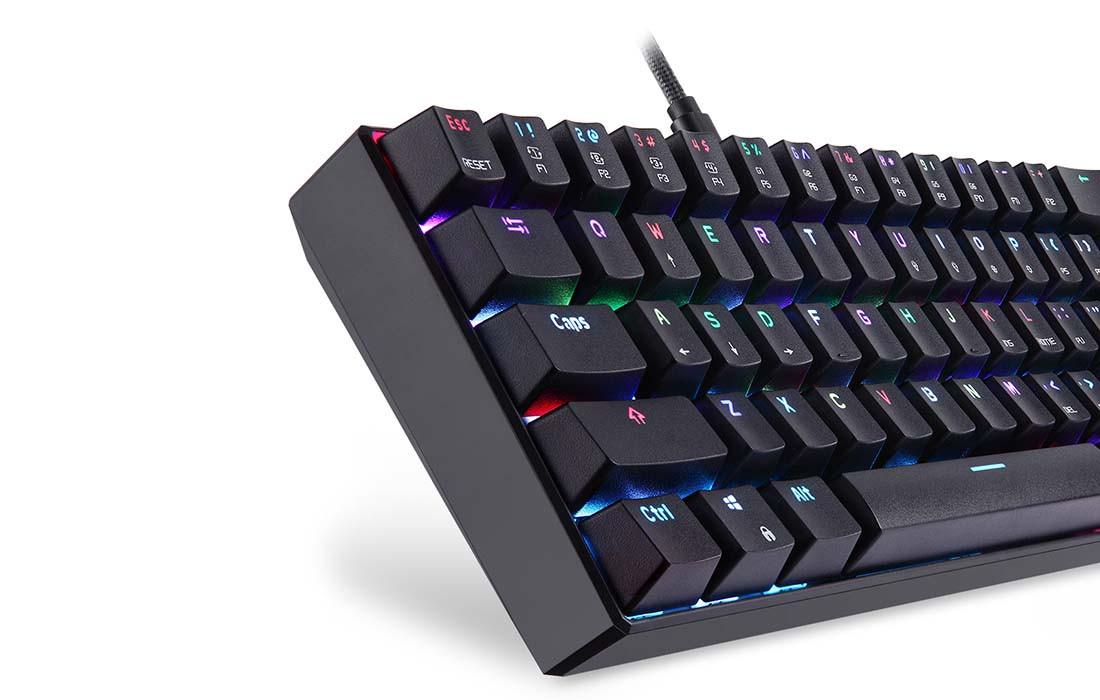 Gaming RGB tastatura MOTOSPEED CK61 crna