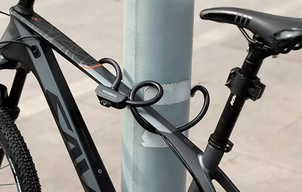 Brava za zaključavanje bicikla i romobila ROCKBROS RKS515 CRNA