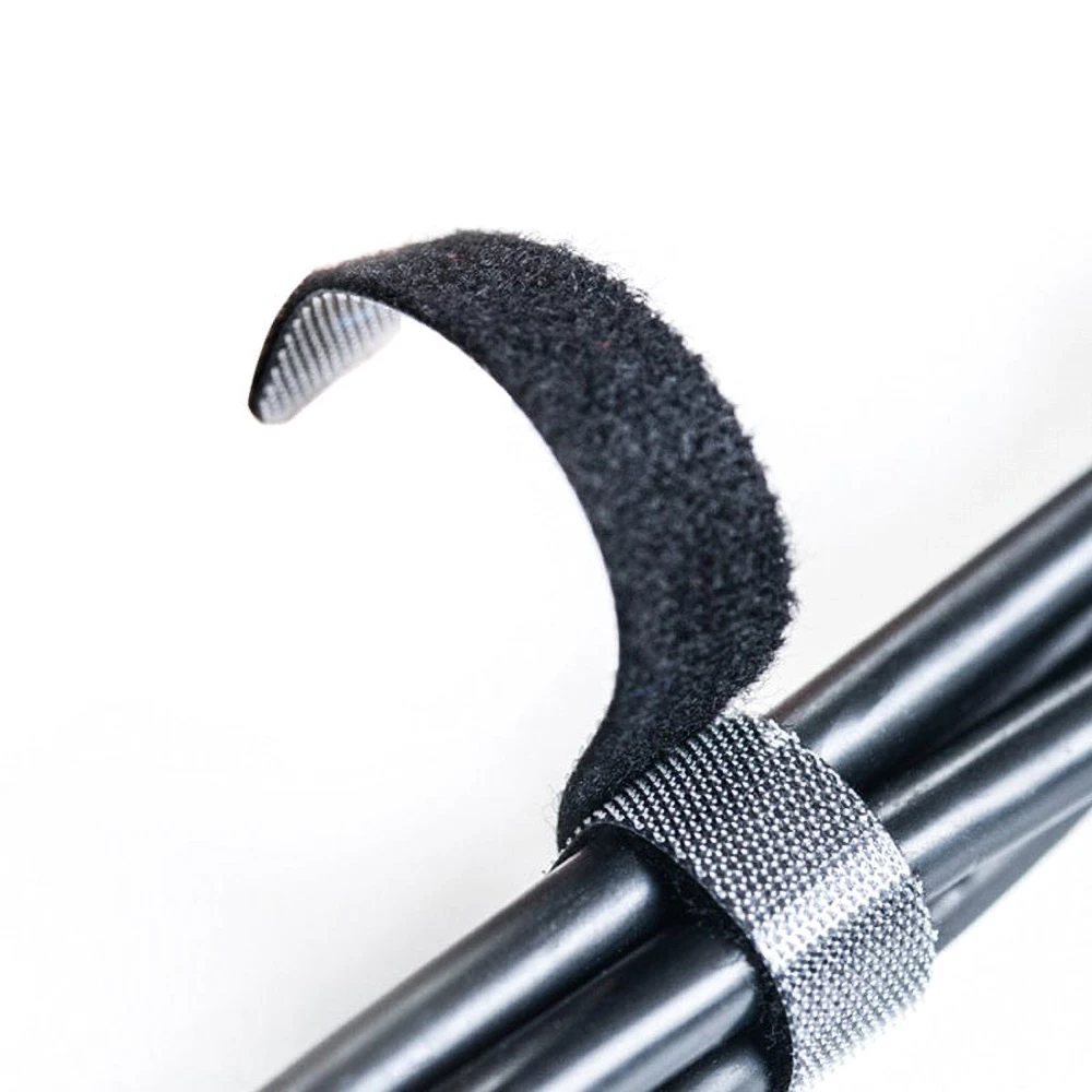 Organizator kablova čičak traka VENTION 5m crna