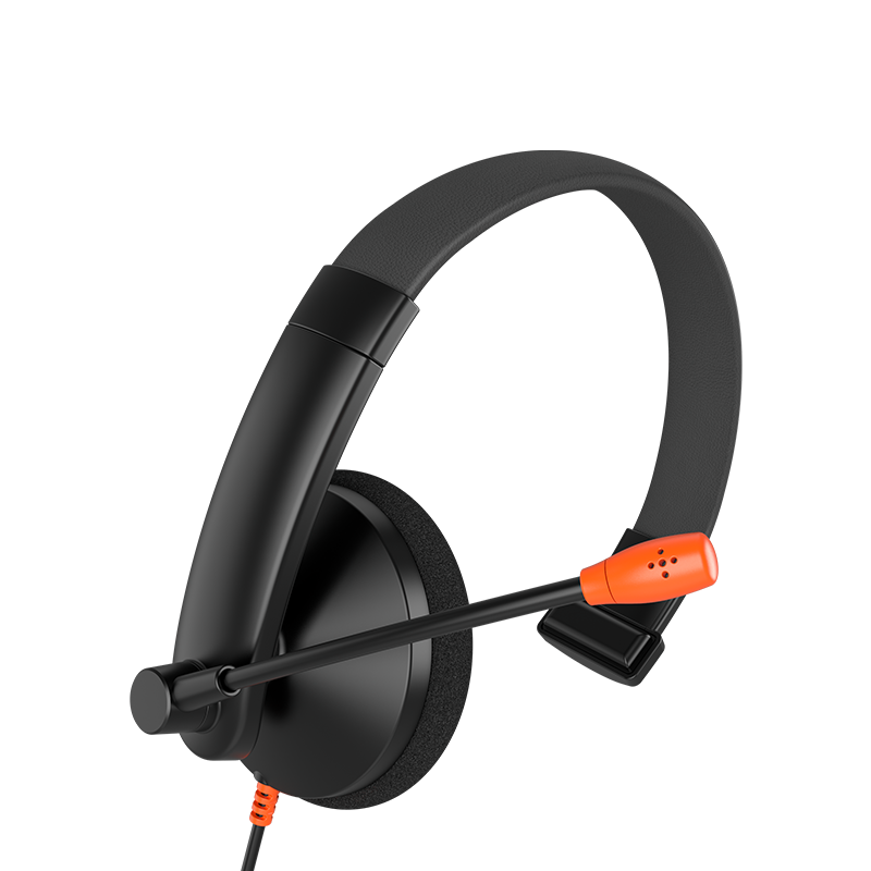 USB slušalica sa mikrofonom za call centar MEETION HP002U crna