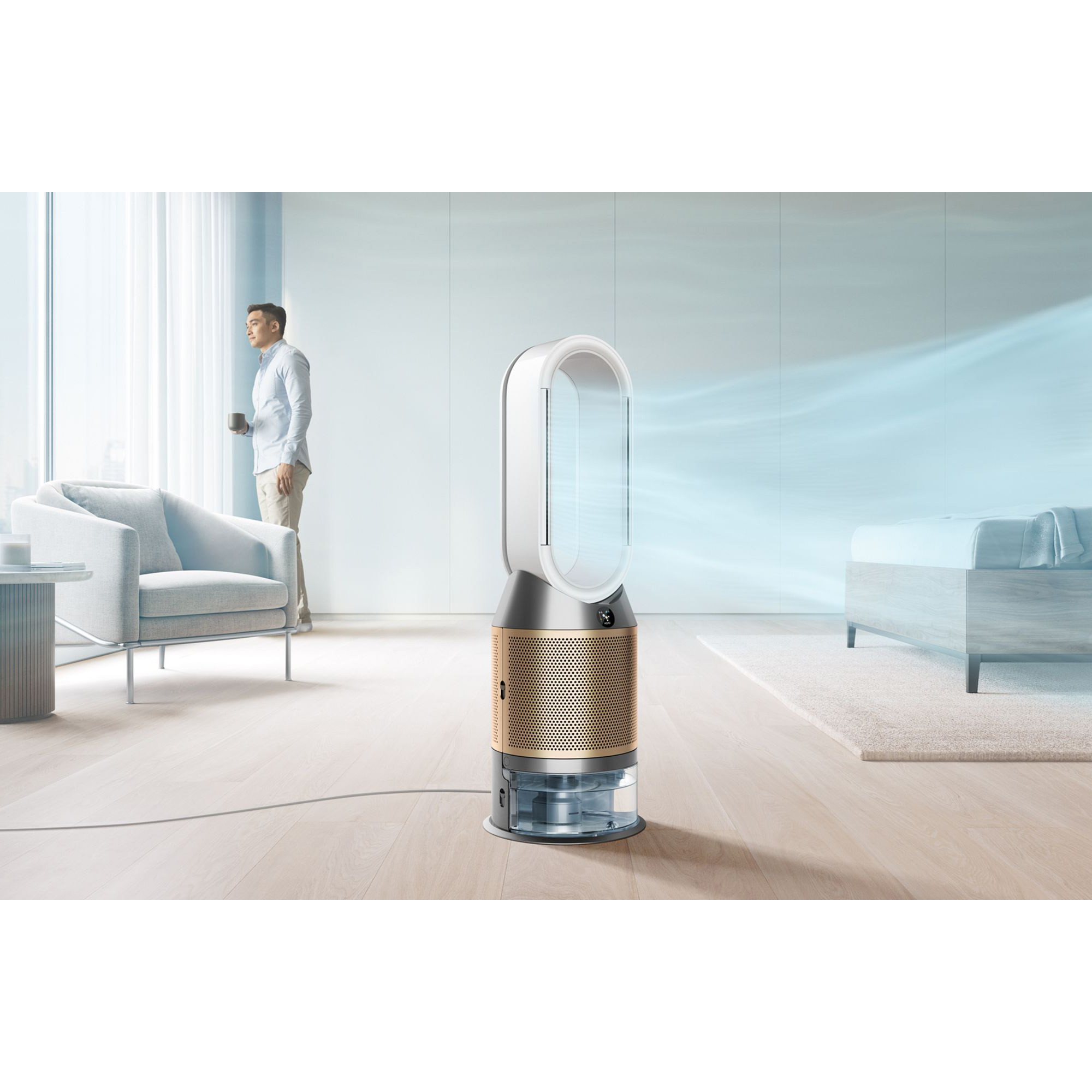 Pročišćivač, ovlaživač i ventilator DYSON PH05 Purifier Humidify+Cool PH2 De-NOx White/Gold