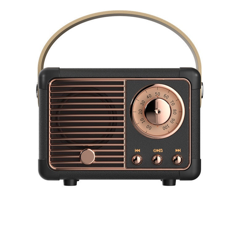 Bežični retro bluetooth mini radio HM11 crni