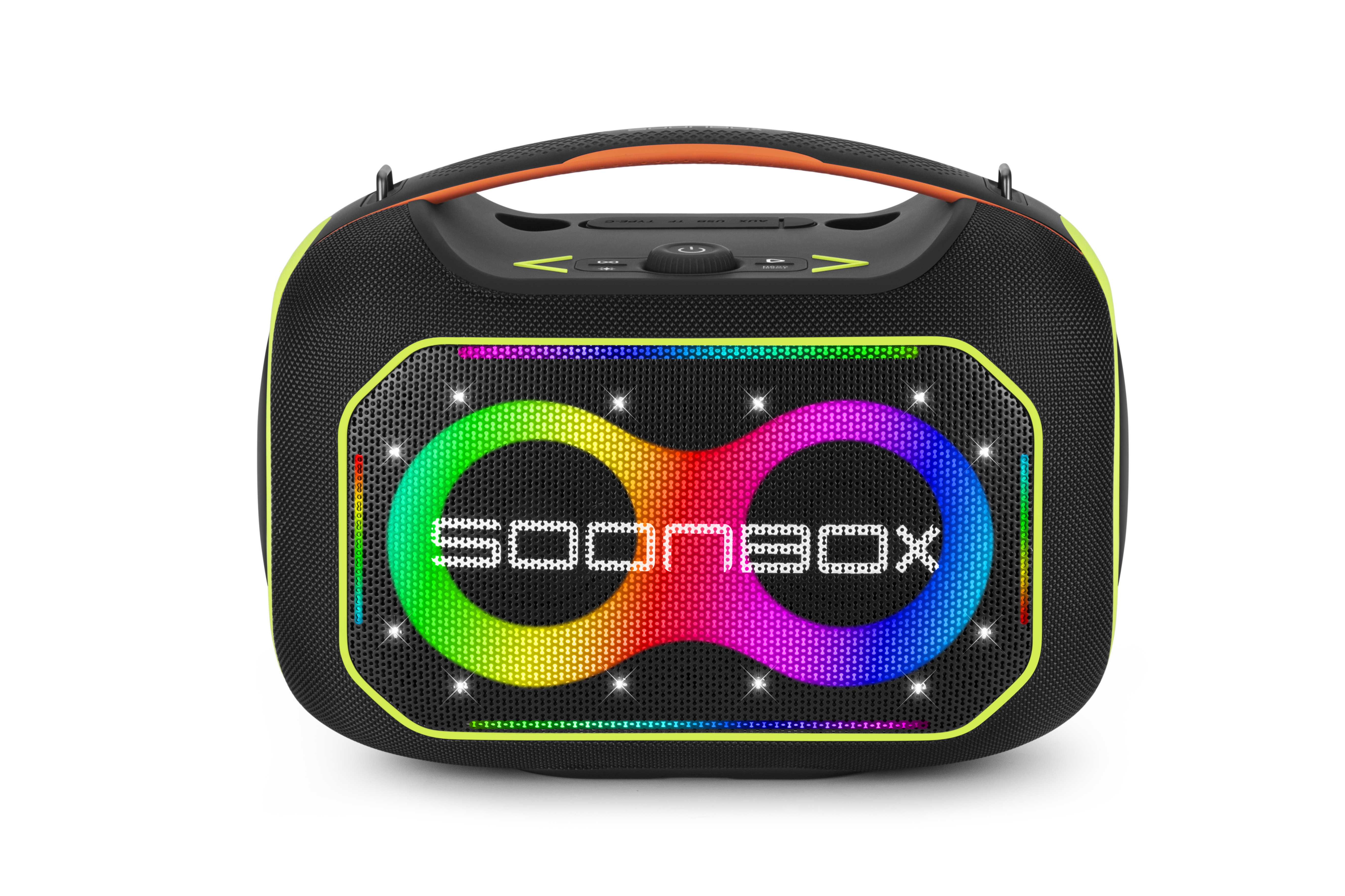 Prijenosni bluetooh zvučnik FM radio sa dva mikrofona SOONBOX S6300PRO crni