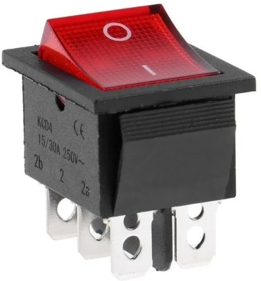 Rocker prekidač 16A 125V/250V PR6PIN6A
