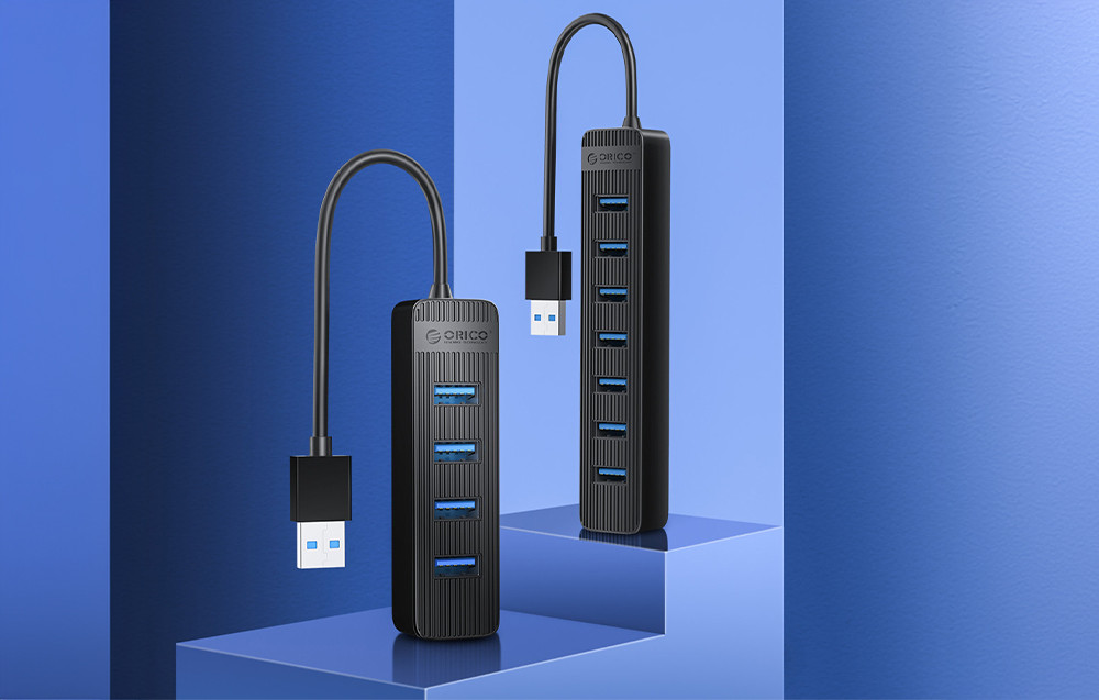 USB-A HUB ORICO 4u1, kompatibilan sa windows, android i iOS