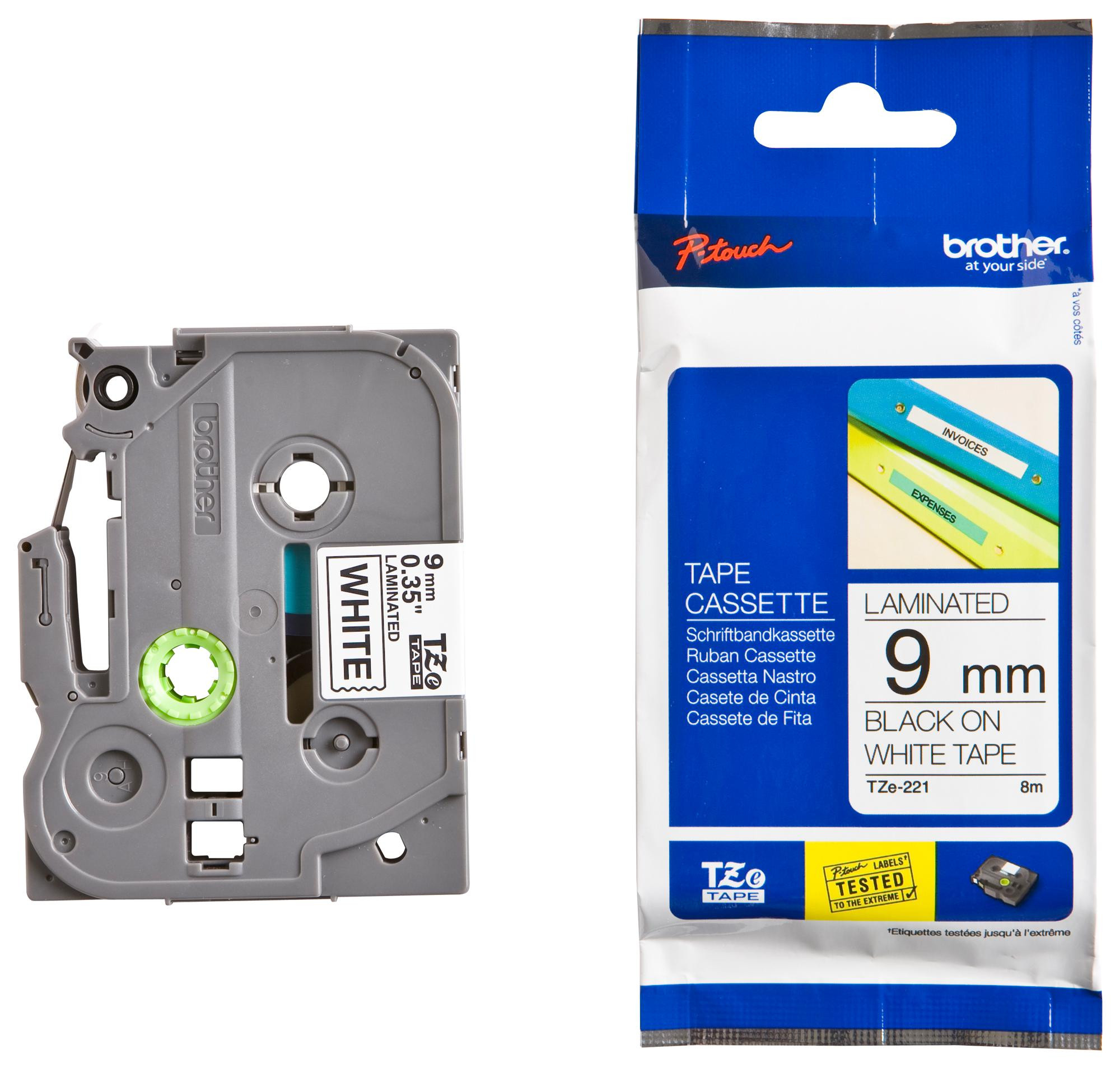 Traka za printer za naljepnice BROTHER TZE221 9mm