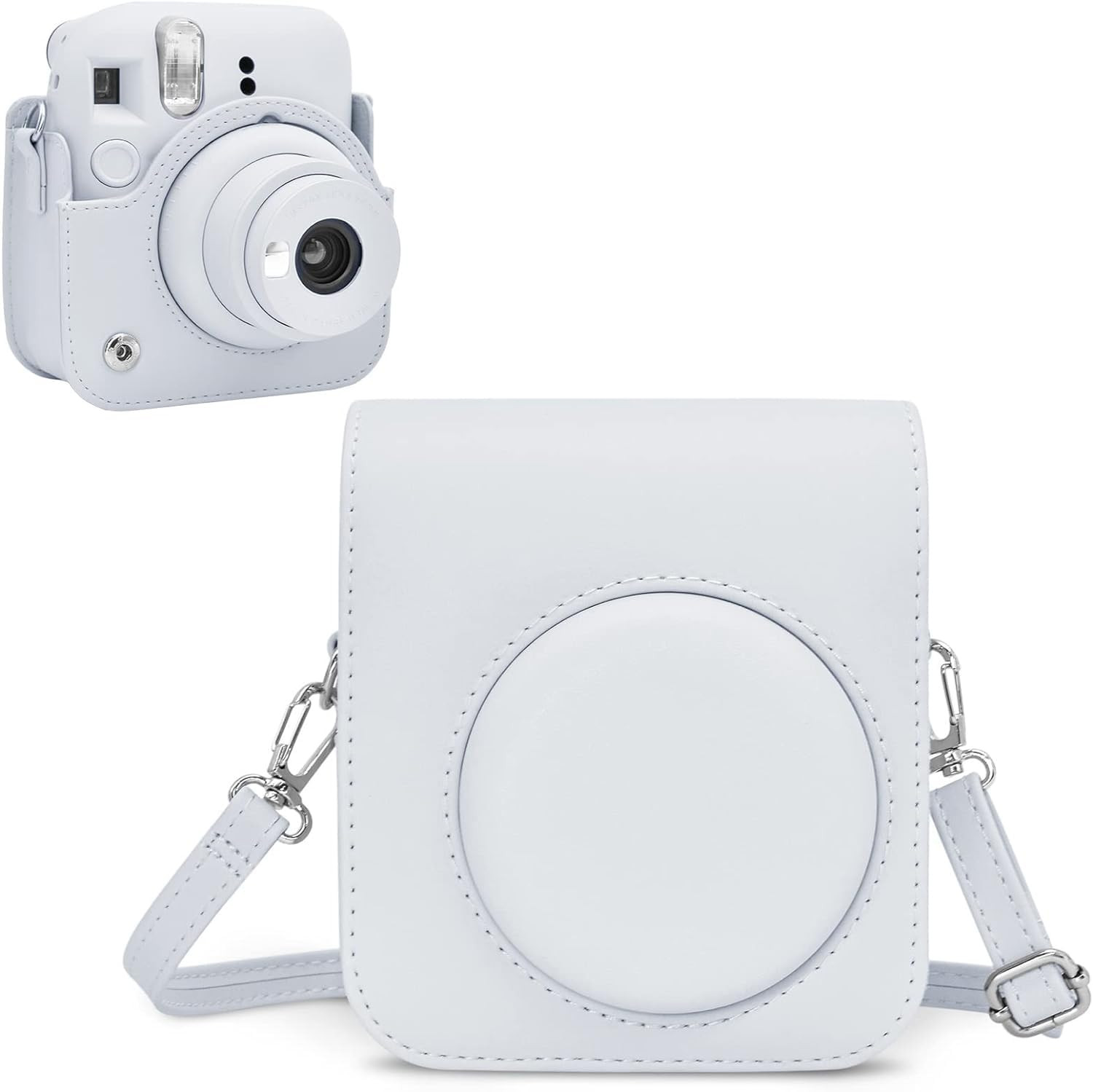 Zaštitna kožna futrola za FujiFilm Instax Mini 12 aparat clay white