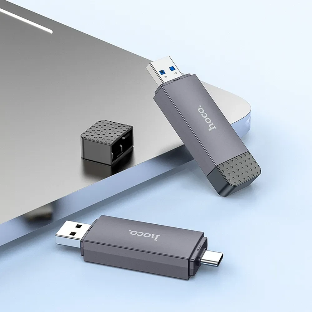 USB-A USB-C čitač kartica HOCO 2/1
