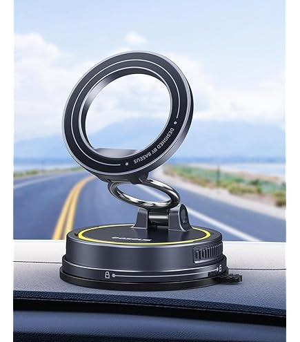 Snažni magnetni vakumski auto nosač za telefon sa rotacijom  TOP1