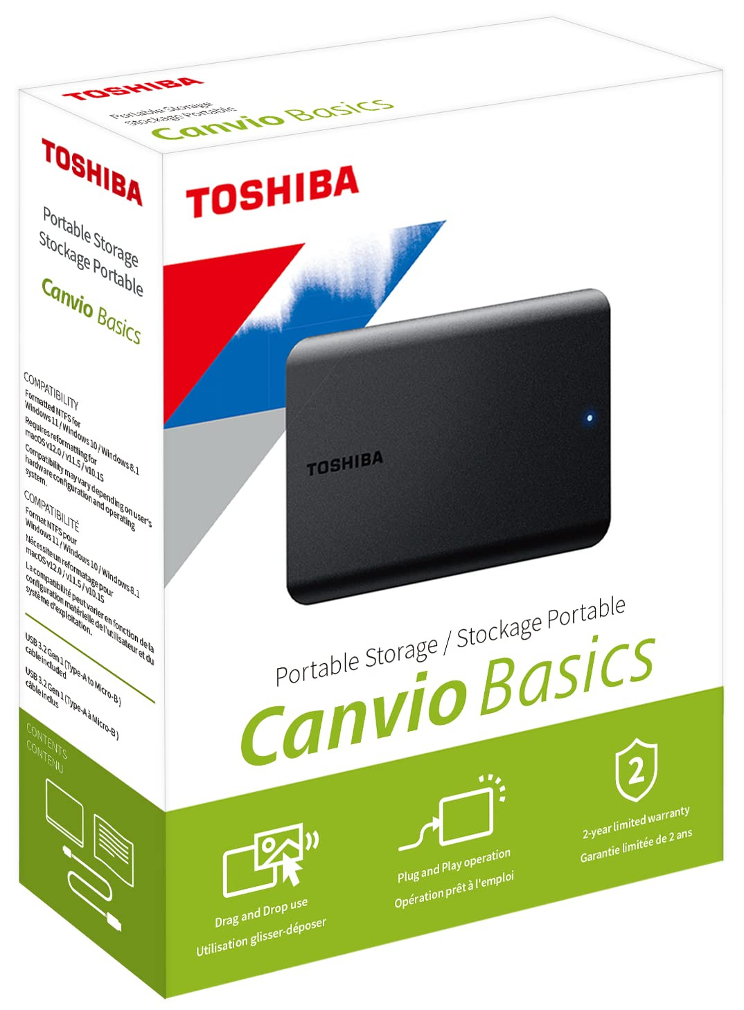 Eksterni HDD TOSHIBA 4TB HDTB540EK3CA - slika 2