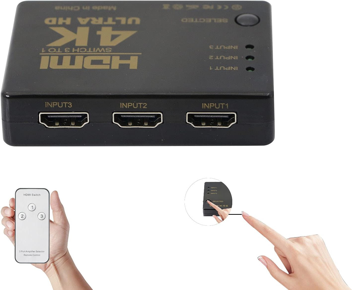 HDMI Switch 3 portni 1080P 4K