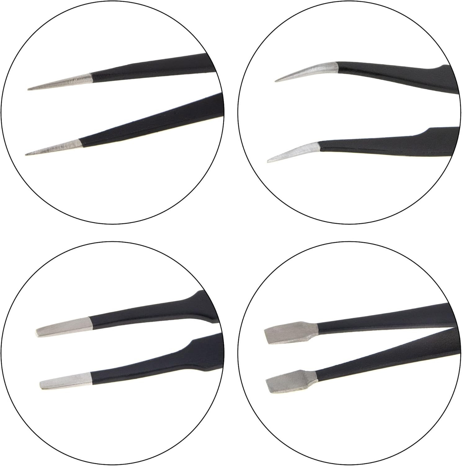 Set preciznih pinceta ESD 10 kom SEKI