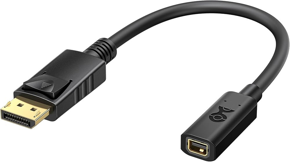 Adapter DisplayPort mini na DisplayPort 1.2 0.15m