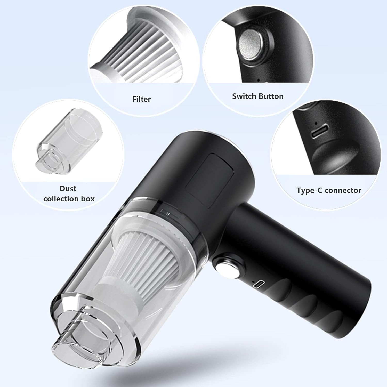 Ručni auto usisivač 45W