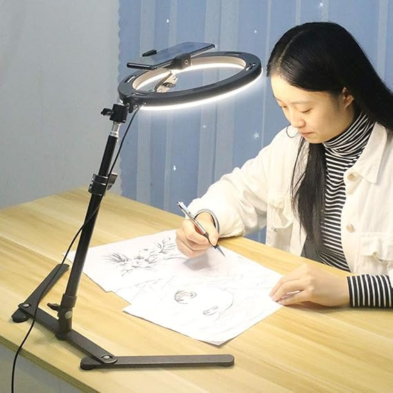 Stativ tripod za telefon  sa LED ring light svijetlom