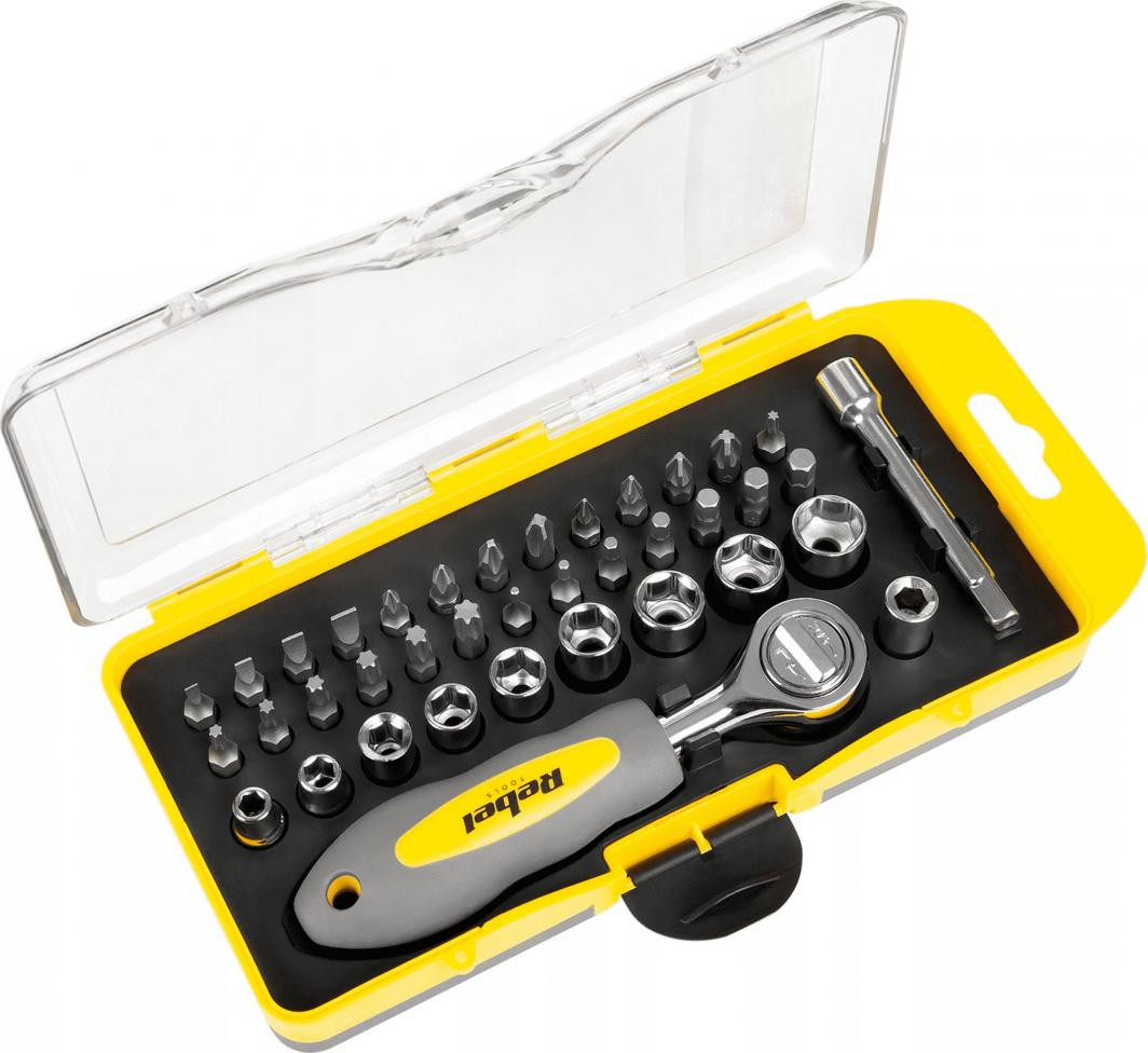 Set gedora sa ključem 37/1 REBEL RB-1104