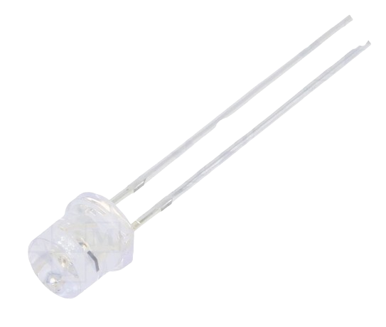 LED dioda crvena 5mm 14mA 12V