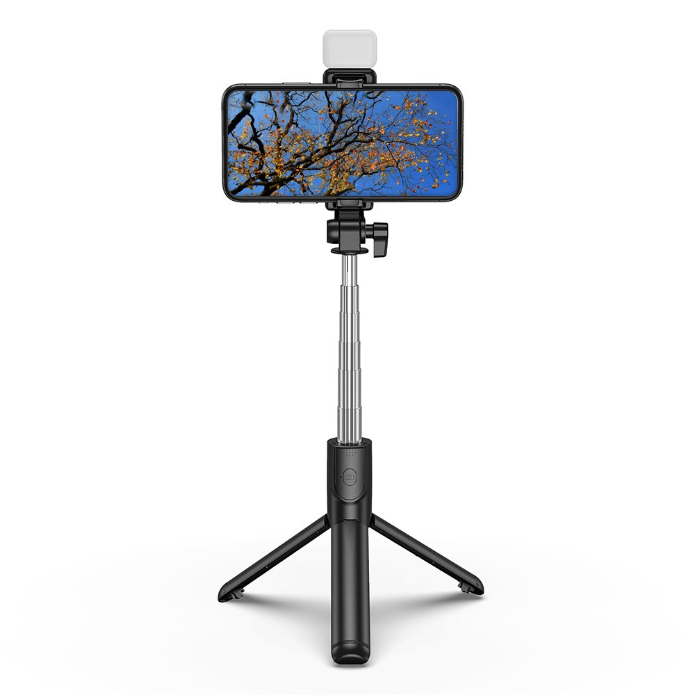 Svestrani selfie štap tripod 100cm sa led svijetlom i bluetooth daljinskim okidačem