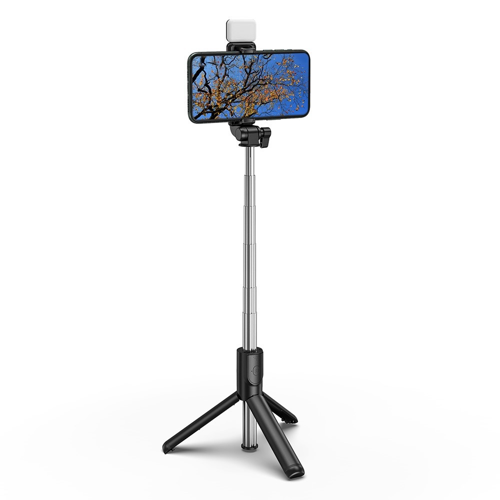 Svestrani selfie štap tripod 100cm sa led svijetlom i bluetooth daljinskim okidačem