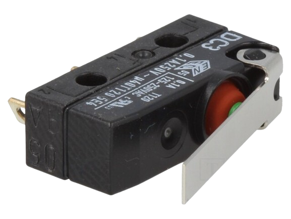 Mikroprekidač 0.1A 250V DC3C-A1LB