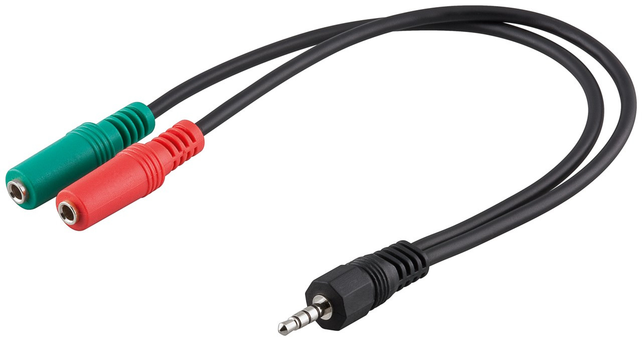 Audio adapter 3.5mm na 2x3.5mm