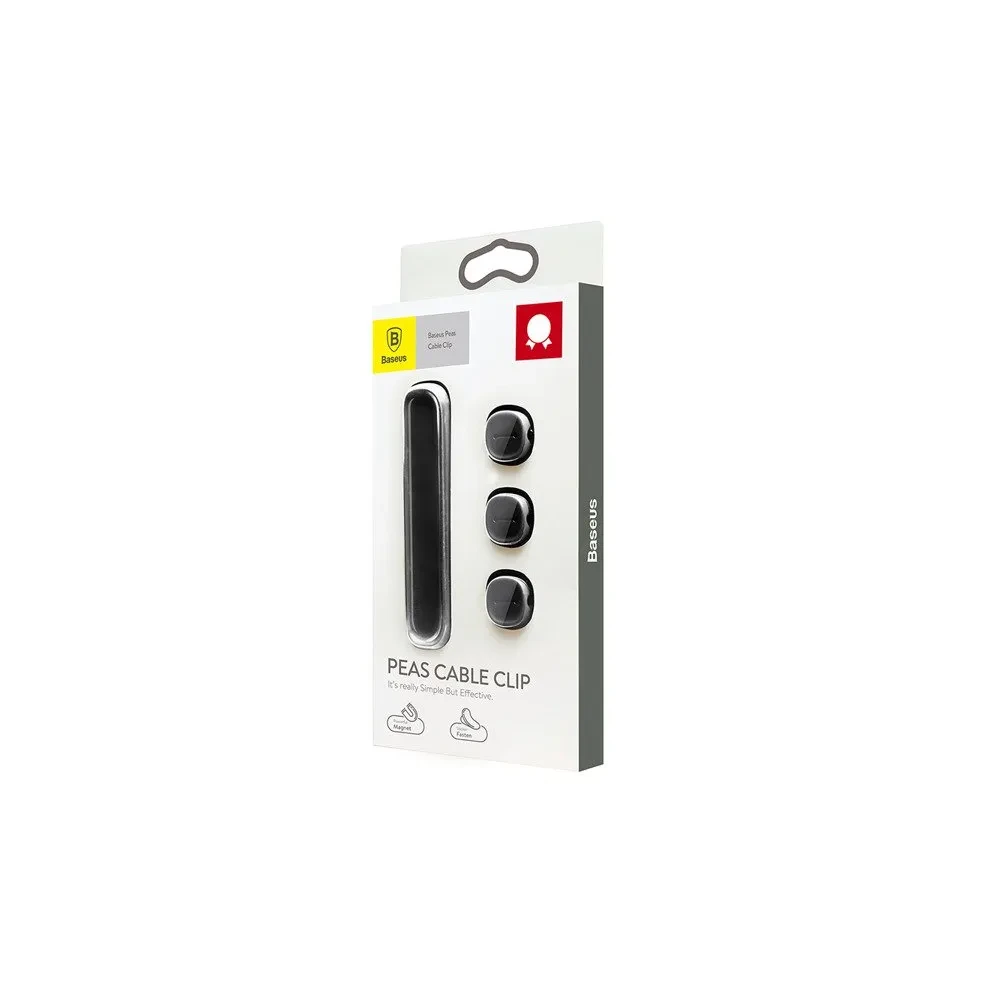 Samoljepljivi organizator kablova sa 3 magnetna nosača BASEUS