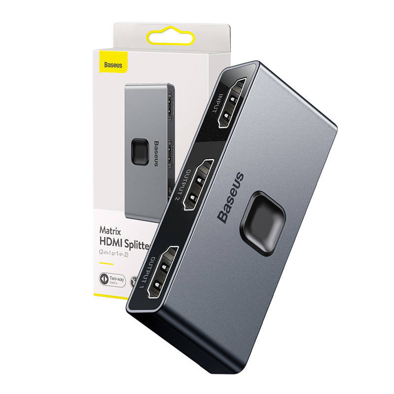 HDMI Switch dvosmjerni 2/1 BASEUS 4K