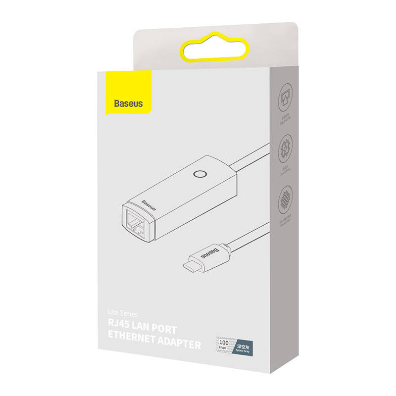 Mrežni adapter BASEUS USB-C na RJ45 10/100MBs