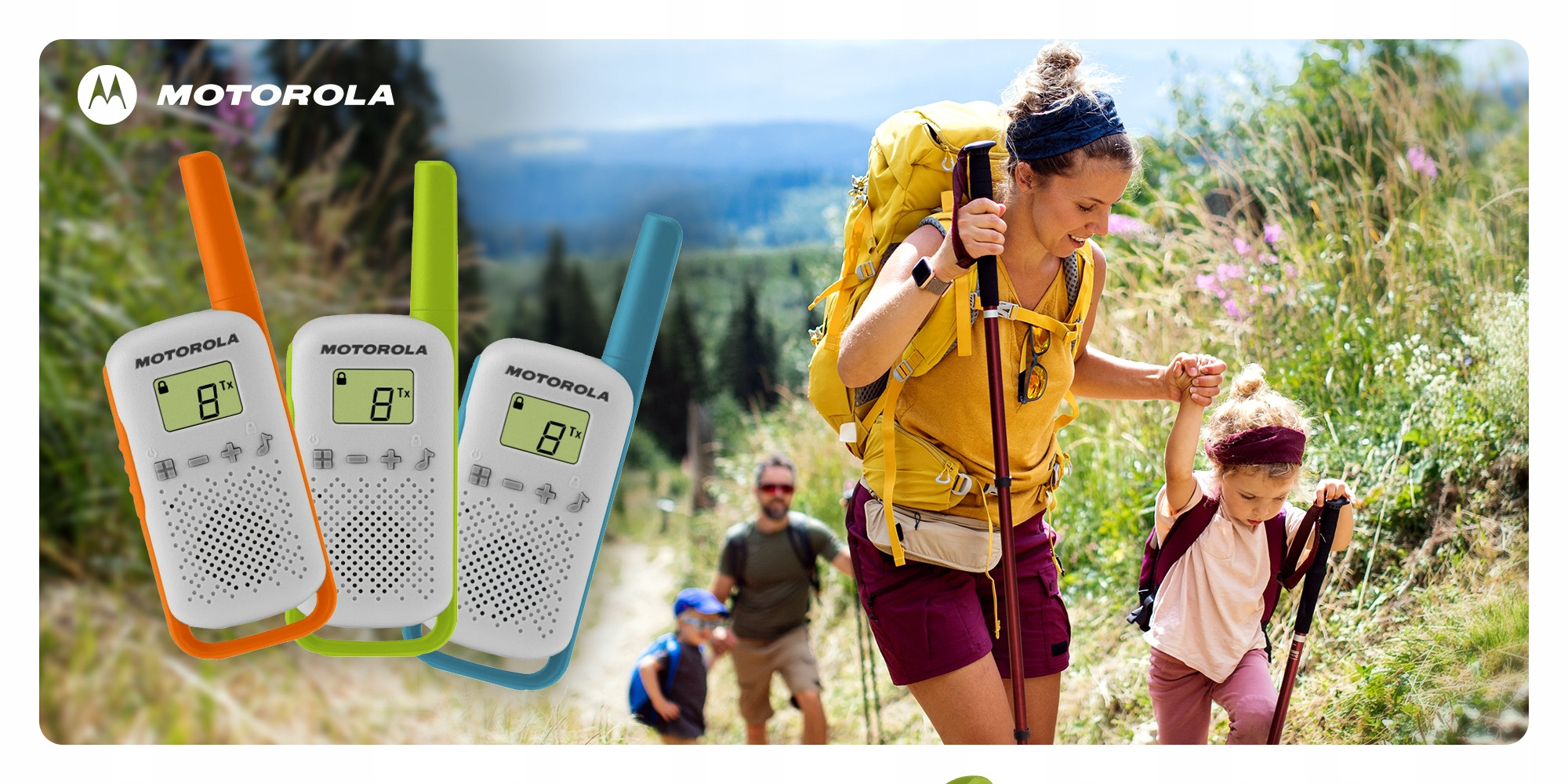 Radio stanice MOTOROLA (Talkie walkie) T42 set 3/1