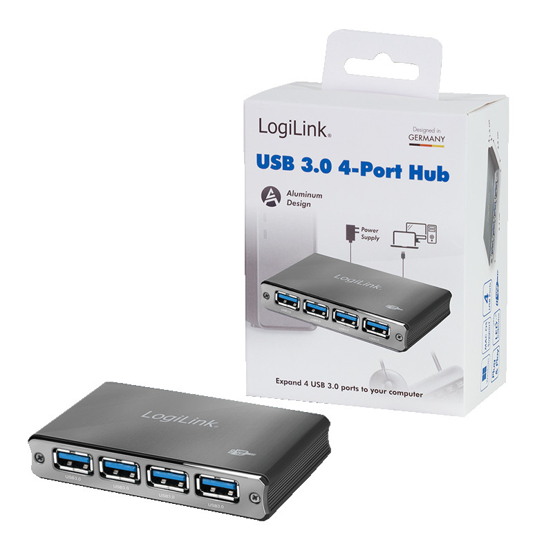 USB HUB LOGILINK 4u1