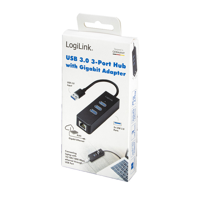 USB HUB LOGILINK 4u1 15cm